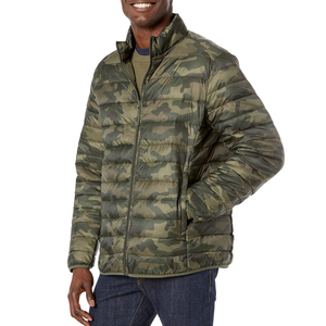 Wholesale <b>Men's</b> Hooded Packable Shiny Waterproof Puffer <b>Jacket</b> <b>Lightweight</b> Casual Winter Wear Custom Logo Color High Street - Product Image 1