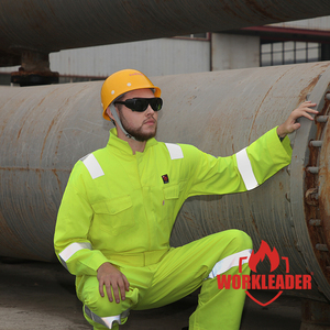 <span class=keywords><strong>Ropa</strong></span> de trabajo de seguridad ignífuga con cinturón reflectante <span class=keywords><strong>Ropa</strong></span> de trabajo protectora de bajo costo - Product Image 4