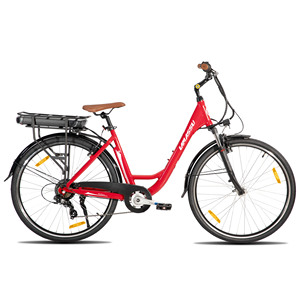 Bicicleta Eléctrica Urbana <span class=keywords><strong>JOYKIE</strong></span> a Buen Precio, 7 Velocidades, Motor de 250w 36V, con Doble Freno V, Bicicleta Eléctrica en la UE - Product Image 3