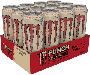 Original Monster Pacific Punch 500ml Energy Drink Can Refreshing Tropical Flavor Bulk Order Wholesale Factory Direct Supply - Product Image 4