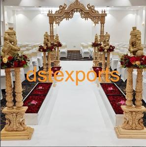 Wedding <b>Wooden</b> Peacock Welcome <b>Gate</b> & Ganesha Gorgeous Peacock Wedding Mandap <b>Gate</b> Wedding Entrance <b>Gate</b> <b>Arch</b> <b>with</b> Ganesha - Product Image 5