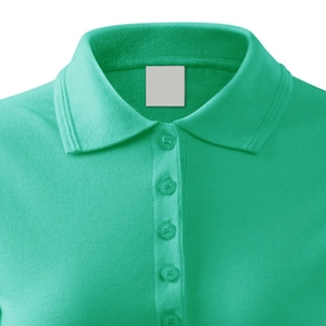 Camisetas polo para mujer de tela resistente con doble costura, duraderas para uso diario, en venta. - Product Image 2