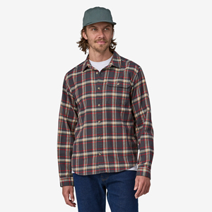 Camisa de Franela para Hombre, Corte Slim Fit, Diseño Moderno a Cuadros, Cierre de Botones, Manga Larga, Tela Suave, Estilo Casual para Uso Diario y al Aire Libre - Product Image 1