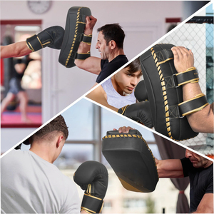 Almohadillas Tailandesas Curvas Personalizadas para Entrenamiento de MMA y Boxeo, Almohadillas de Brazo Duraderas con Absorción de Impactos para Uso en Gimnasio - Product Image 4