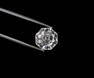 Diamant de laboratoire octogonal rose taille 5.0 CT, diamant cultivé en laboratoire pour bague solitaire, diamant en vrac écologique, diamant CVD pour bijoux - Product Image 1