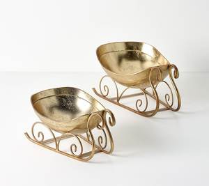 ชามโลหะวินเทจสำหรับตกแต่งคริสต์มาส งานฝีมือรูปทรงแปลกตา - Product Image 1