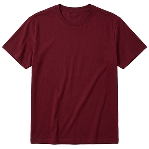 T-shirt en jersey à manches courtes décontracté blanc et bleu, personnalisé en polyester et coton à carreaux, avec impression par sublimation, teint uni, vente en gros - Product Image 3