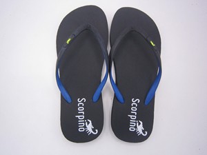 Scorpino – Chaussons d'extérieur d'hiver noirs et jaunes en caoutchouc naturel, antidérapants, imperméables, légers, à bout ouvert, tongs d'été - Product Image 2