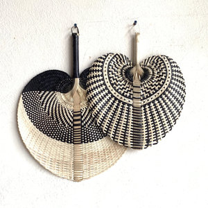 Éventails en feuilles de palmier, décorations murales naturelles, artisanat, éventails en bambou tressés, fournisseur du Vietnam - Product Image 2