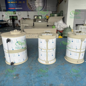 Polypropylene Pressure Vessel Reaction and <b>Storage</b> Tank with Mixer 1000L for Water - Product Image 1