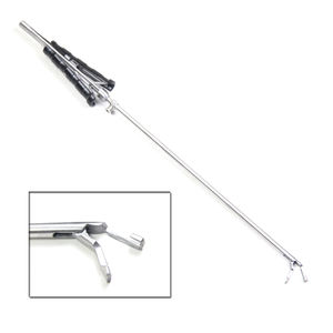 Empujador de Nudos Premium con Bloqueo, Diámetro del Eje de 5 mm, Longitud de Trabajo de 25 cm, Longitud Total de 35 cm, Mango Redondo de Compresión – ZETOMEDPRO - Product Image 1