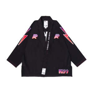 Kimono de Jiu-Jitsu Brésilien Noir Personnalisé Respirant Léger 100% Coton OEM Marque Privée Tissage Perlé Haute Densité 450 GSM - Product Image 1