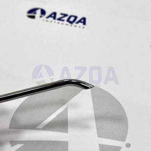 Tubo receptor curvo de acero inoxidable profesional de 45 grados para perforaciones corporales, de 3 mm a 10 mm, 77 mm de longitud, herramienta de calidad profesional. - Product Image 6