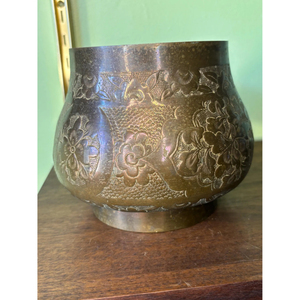 Modern Unique Home Accent Decoration Gold Color Textured Vase Table Accessories Brass Made Ginger Jar From Indian Exporter - Product Image 6