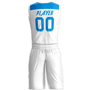 Tenues de basketball de qualité supérieure, sur mesure, 100% polyester, nouveau design, en vente en ligne - Product Image 3