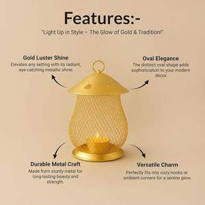 Porte-bougies en métal de qualité durable, décoratifs et uniques, pour centre de table de mariage, événements, fêtes et maison, à prix avantageux - Product Image 5