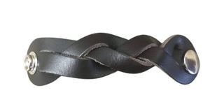 Organisateur de câbles décontracté en cuir véritable, sangle tressée, enrouleur de cordon portable, Data Scout Turk's Head Woggles Belts - Product Image 3