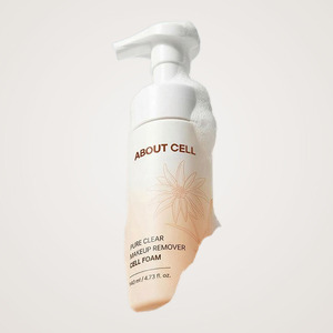 Soins de la peau coréens AboutCell K-Beauty Pure Clear Makeup Remover Cell Foam 140ml Fabriqué en Corée Nettoyant visage - Product Image 4