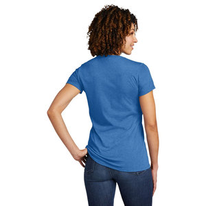 Camiseta de Cuello en V para Mujer, Unisex, 4.5oz, 50% Algodón Reciclado, 50% Poliéster Reciclado Post-Consumo - Product Image 4