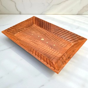 Stylish Wooden Serving Platter Modern Decorative Food Serving Board <b>Tray</b> for Kitchen Dining Table <b>Snacks</b> Cheese Bread - Product Image 1