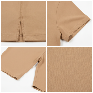Ensemble deux pièces décontracté pour femme : T-shirt imprimé à col rond et manches courtes, et short longueur genou, coupe régulière et respirant - Product Image 6