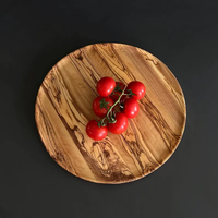Assiettes en bois d'olivier personnalisables et faites à la main, cadeau pour maman, cadeaux pour la fête des mères