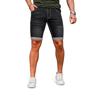 Pantalones Cortos de Mezclilla Personalizados con Pedrería para Hombre, Estilo High Street, Brillantes, Desgastados por el Sol, con Cristales, para Verano - Product Image 1