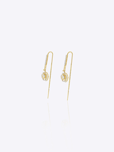 Boucles d'oreilles Flora Spectrum, élégantes, multicolores, inspirées des fleurs, boucles d'oreilles pendantes pour femmes, pour les fêtes, les mariages, les soirées, les occasions spéciales - Product Image 3