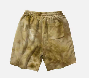 Custom Print Logo Summer Vintage Distressed <b>Shorts</b> for Men Acid Wash Streetwear High Rips Cut Sew Applique Pattern Sun Faded - Product Image 6