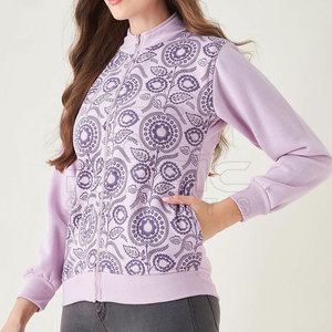 High Quality Elegant Daily Women Printing Varsity <b>Jackets</b> Relaxed For Weekend Styling And Modern Looks For Men Wears - Product Image 5