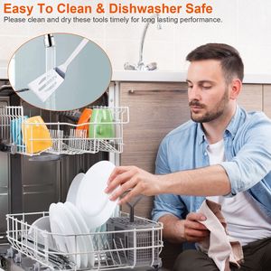 Kit di Utensili per Barbecue in Acciaio Inox con Spatola, Pinze, Forchetta, Coltello, Spazzola, Bottiglia per Sale e Pepe - Product Image 6