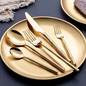 Elegant Metal Cutlery Set Complete Spoon Fork Knife Collection for Hospitality Dining and Home Entertaining - Product Image 5