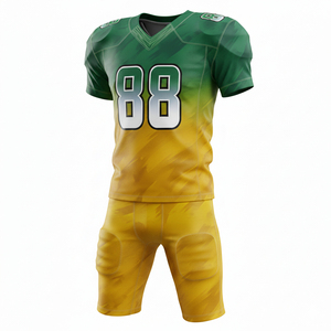 Conjunto de Uniforme de Fútbol Americano Personalizado, Jersey y Pantalones Sublimados, Poliéster Transpirable, Nombre del Equipo en la Parte Delantera, Logotipo, Deportes de Equipo - Product Image 4