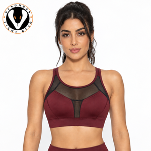 Soutien-gorge de sport premium à dos nageur, anti-humidité, confort optimal, maintien élevé, construction flexible, idéal pour la gym et les séances d'entraînement - Product Image 1