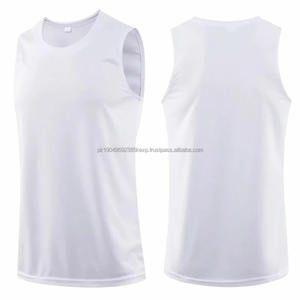 Maillot de basket-ball pour hommes, vêtements de sport, maillot de basket-ball personnalisé pour hommes, débardeur sans manches, t-shirt d'entraînement pour jeunes, t-shirts vierges imprimés - Product Image 2