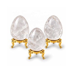 Huevo de Cristal de Pirita, Piedra Preciosa Natural, Decoración Metálica, Cristal Coleccionable, Fabricante de Huevos de Cristal al por Mayor en India - Product Image 3