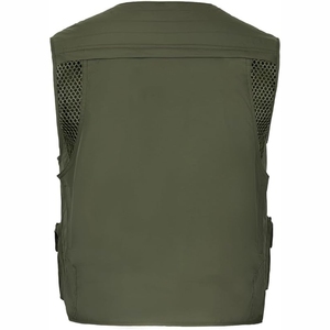 New Multi Pocket <b>Thin</b> Trendy Breathable Casual Sleeveless Vest Customized Work Outerwear with Logo for Men - Product Image 3