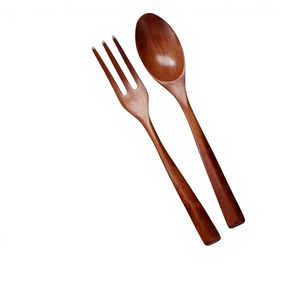 Cuchara de Madera de Primera Calidad, Utensilio de Cocina Natural, Cucharas de Madera Grabadas Personalizadas, Ideales para Cocinar, Hornear y Regalar, En Oferta - Product Image 1