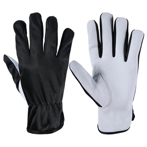 Comfortable Cowhide Leather Working Gloves Heavy Duty Palm <b>Grip</b> Leather Working Gloves - Product Image 3