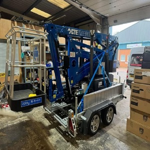 Plataforma Elevadora Telescópica Resistente con Movilidad Autopropulsada y Función de Elevación de Carga, Soporta Alturas de 12m a 20m, Profesional - Product Image 4