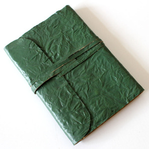 Elegant Antique-Looking Recycled Cotton Paper <b>Journal</b> Hard Bound Leather <b>Journal</b> With Leather Strap <b>Notebooks</b> - Product Image 2