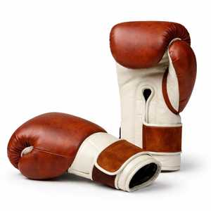 Guantes de Boxeo de Cuero Vacuno Blanco de Primera Calidad, Personalizados, de Lujo, OEM, Venta Caliente, HOMIZON ENTERPRISES, Ecológicos - Product Image 1
