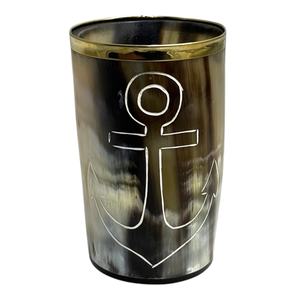 Verres à vin artisanaux Tajdaar : élégance naturelle et artisanale en corne - Product Image 1