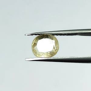 Saphir jaune ovale naturel de 2,97 carats du Sri Lanka, pierres précieuses en vrac pour la fabrication de bijoux et de bagues YSON-23 - Product Image 3