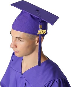 Ensemble Robe de Cérémonie Mate, Toque et Pompon 2026 pour Lycée et Diplôme Universitaire – Instructions d'Entretien : Lavage en Machine, Nettoyage à Sec Uniquement - Product Image 3