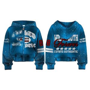 Sweat-shirts d'hiver surdimensionnés pour hommes, personnalisés, 600 g/m², 100 % coton, streetwear de haute qualité, texture jungle unie, légers - Product Image 1