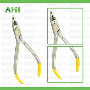 Pince orthodontique ergonomique AHI en acier inoxydable pour la pliage et la coupe de fils, avec ressort, certifiée CE - Product Image 4