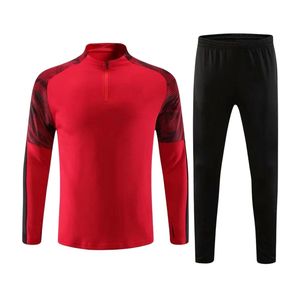 Football Training Suit 2 Piece Set Yellow Black Pattern Sleeve Mock Neck Top And Performance Joggers For Professional Soccer - Product Image 4
