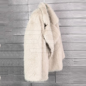 Manteaux en fourrure pour femmes, manteaux longs et moelleux pour l'hiver, vêtements d'extérieur décontractés en peluche douce, style tendance, manteaux élégants en fausse fourrure - Product Image 5