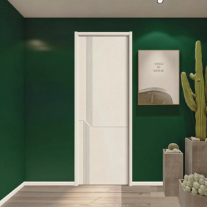 Puertas de WPC de Diseño Moderno, Ahuecadas, de Madera Compuesta, para Hoteles, Habitaciones, Uso Interior, para Talleres y Apartamentos - Product Image 1